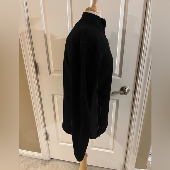 Iowa Hawkeyes Black Quarter-Zip Waffle Knit Pullover-Men’s Size Small - Picture 5 of 7